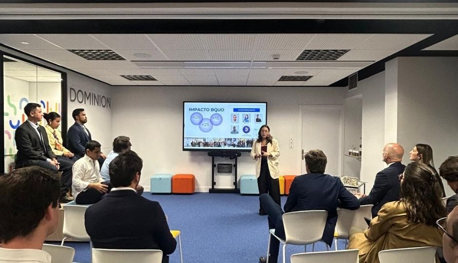 danuska of the bquo program presenting her project